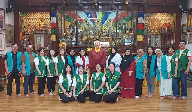 LLCS Vihara Satya Buddha Purnama – Medan (圓月雷藏寺) kembali menggelar I❤️DORAH bekerja sama dengan RSU H Adam Malik