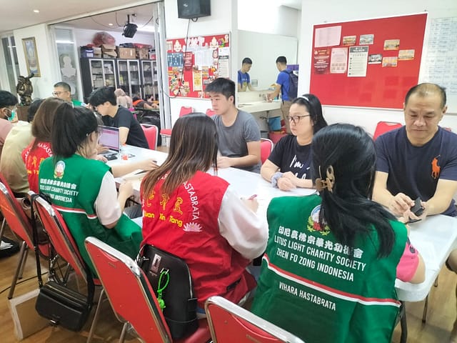 LLCS Vihara Dharma Hastabrata-圓信堂, Jakarta, adakan bakti sosial donor darah LLCS Vihara Dharma Hastabrata-圓信堂, Jakarta, adakan bakti sosial donor darah