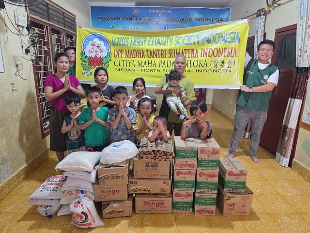 Kegiatan Pembagian Sembako oleh LLCS Cetiya Maha Padminiloka (實善堂) kepada Empat Panti Asuhan sebagai Wujud Nyata Kepedulian Sosial, Cinta Kasih, dan Semangat Berbagi kepada Sesama Makhluk Hidup