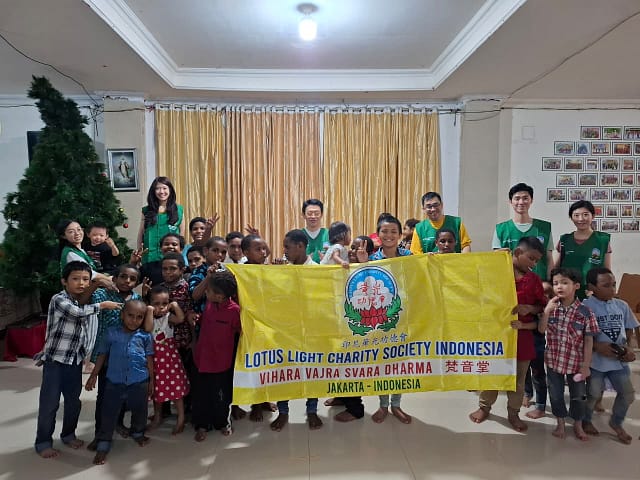 LLCS Cetya Vajra Svara Dharma – Jakarta (梵音同) salurkan bantuan ke Panti Asuhan Pondok Kasih Agape