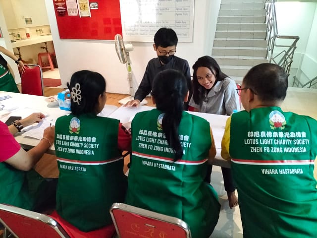 LLCS Vihara Dharma Hastabrata-圓信堂, Jakarta, adakan acara bakti sosial donor darah LLCS Vihara Dharma Hastabrata-圓信堂, Jakarta, adakan acara bakti sosial donor darah
