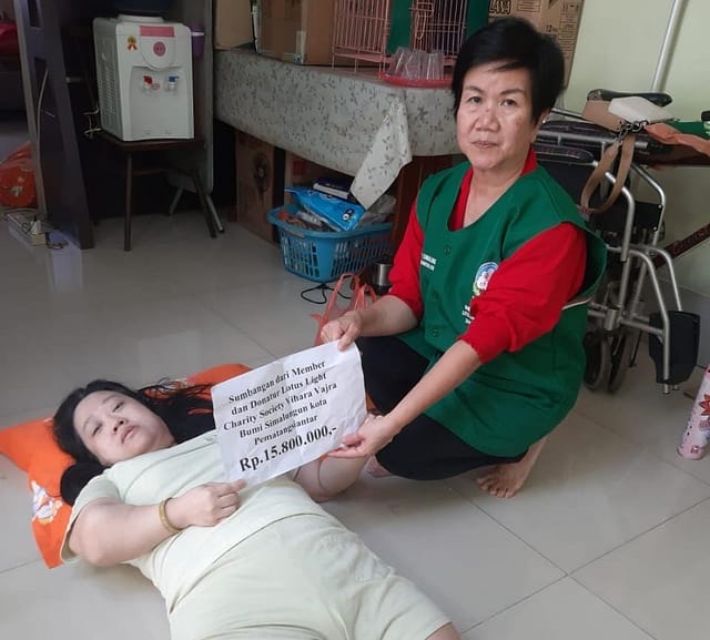 LLCS-Vihara Vajra Bumi Simalungun serahkan Sumbangan LLCS-Vihara Vajra Bumi Simalungun serahkan Sumbangan