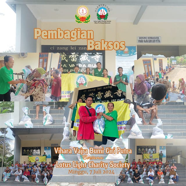 LLCS Vihara Vajra Bumi Giri Putra (慈藏雷藏寺) Bagikan Sembako dalam Rangka HUT Dharmaraja Liansheng ke-80 LLCS Vihara Vajra Bumi Giri Putra (慈藏雷藏寺) Bagikan Sembako dalam Rangka HUT Dharmaraja Liansheng ke-80